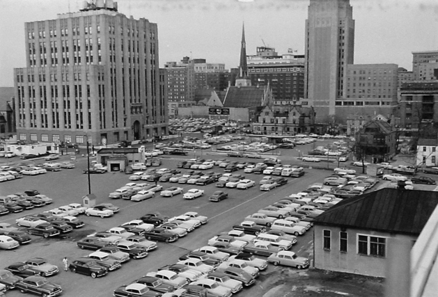 Parking lot 1955